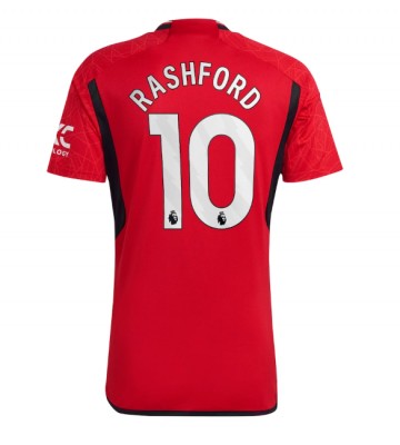Manchester United Marcus Rashford #10 Hjemmedrakt 2023-24 Kortermet